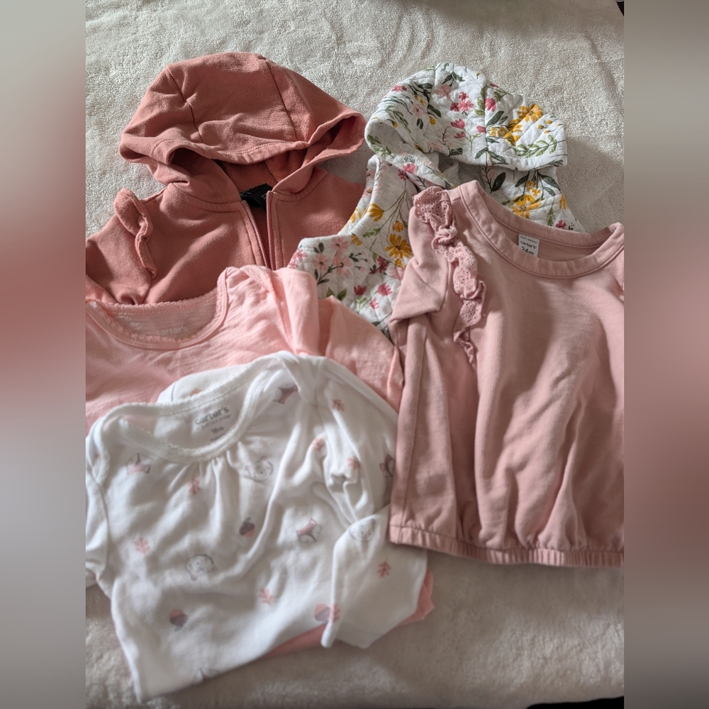 Baby Girl Toddler Bundle Sweaters